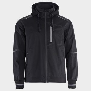 revolt 4stretch black grey work jacket